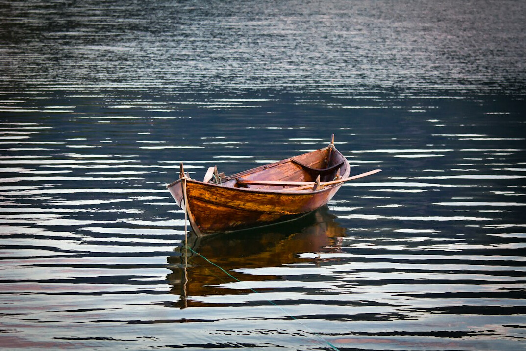 serene polish lake at dawn