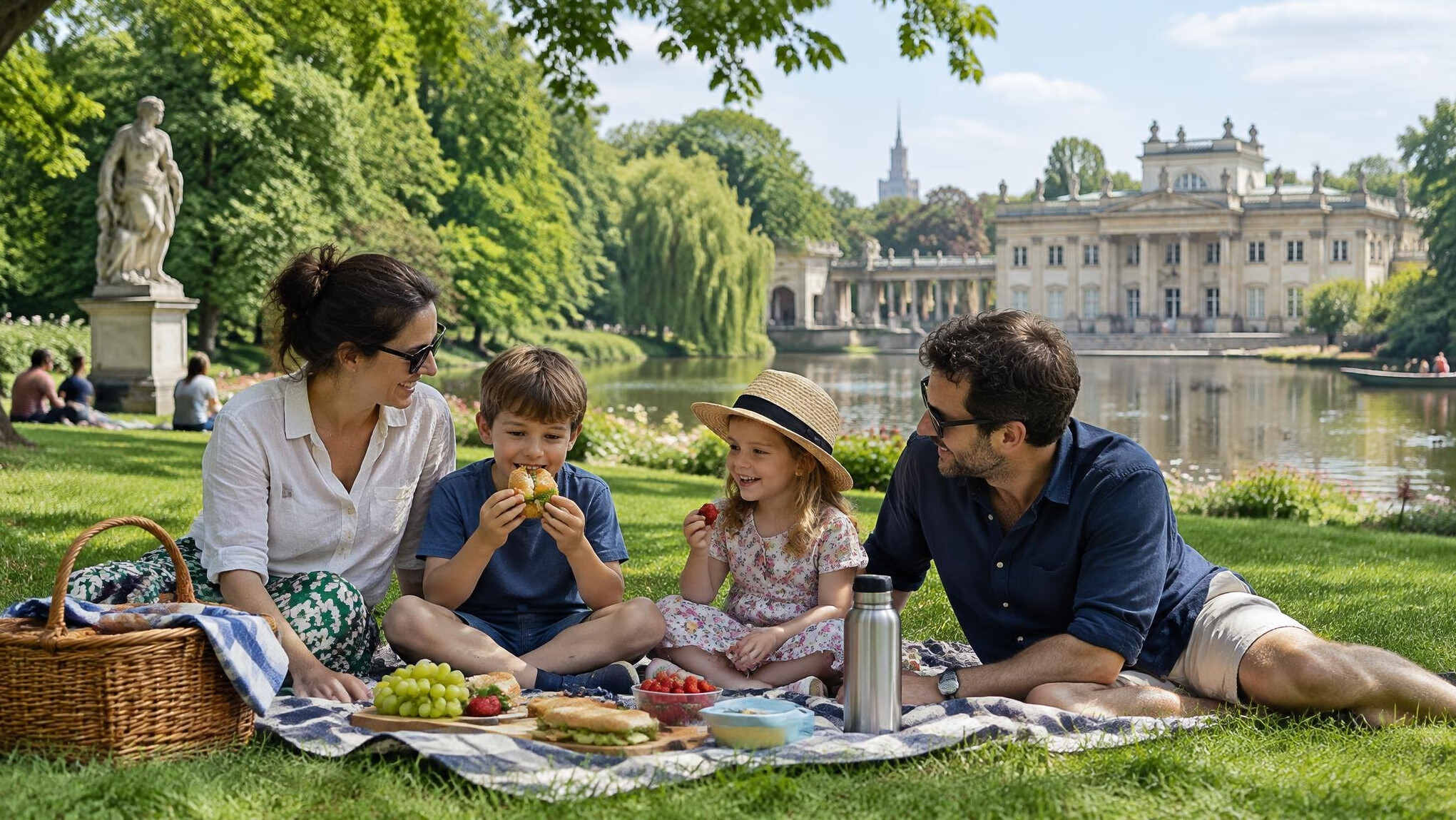 picnic in lazienki park